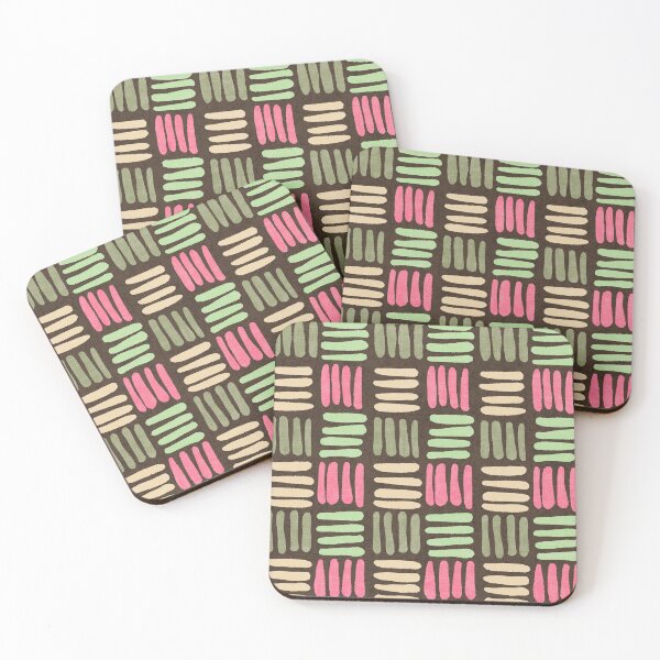 Item preview, Mid-Century Modern Abstract Basketweave Pattern designed and sold by MarcyBrennanArt.