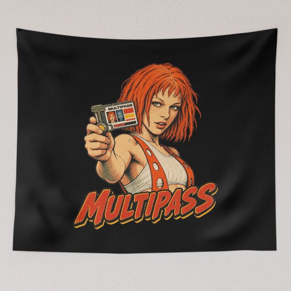 Item preview, Leeloo Multipass Fifth Element designed and sold by Pandaburba.