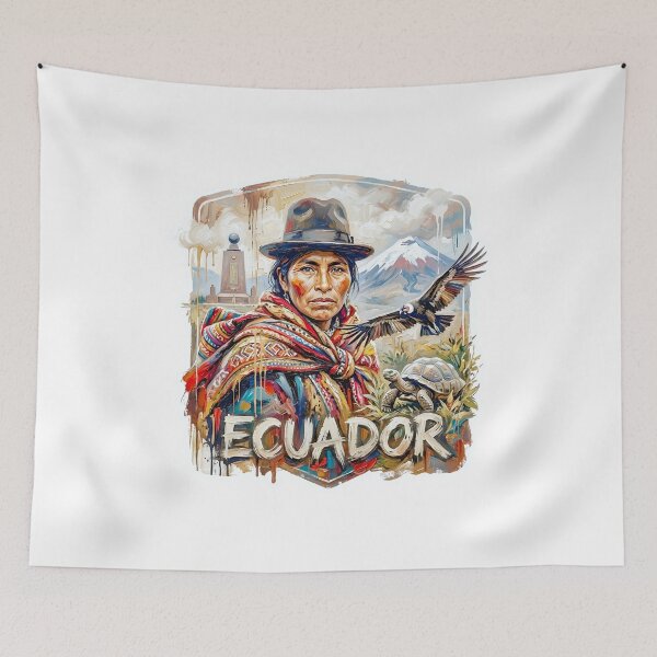 Item preview, Ecuador Andean Heritage and Wildlife Art designed and sold by EdwinkOne.