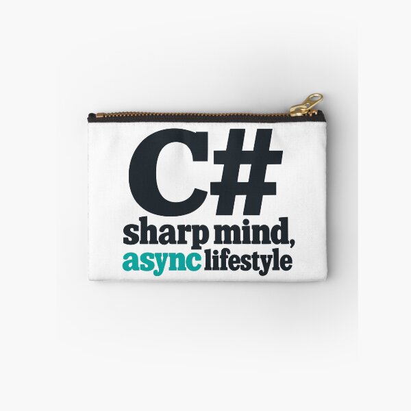 Item preview, C Sharp Mind Async Lifestyle Programming Typography Design designed and sold by ThreadQuirk.