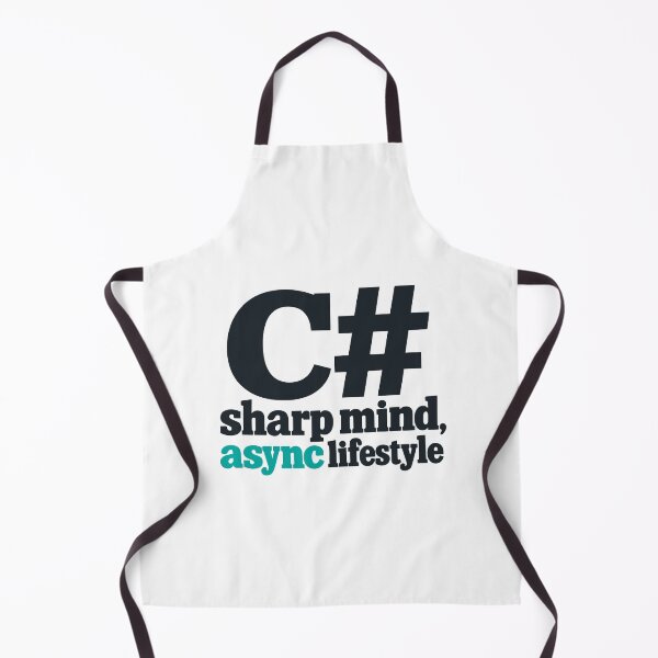 Artikelvorschau, C Sharp Mind Async Lifestyle Programmierung Typografie Design entworfen und verkauft von ThreadQuirk.