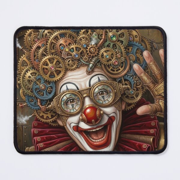 Item preview, Steampunk Clown with Clockwork Hair designed and sold by FVO-italydesign.
