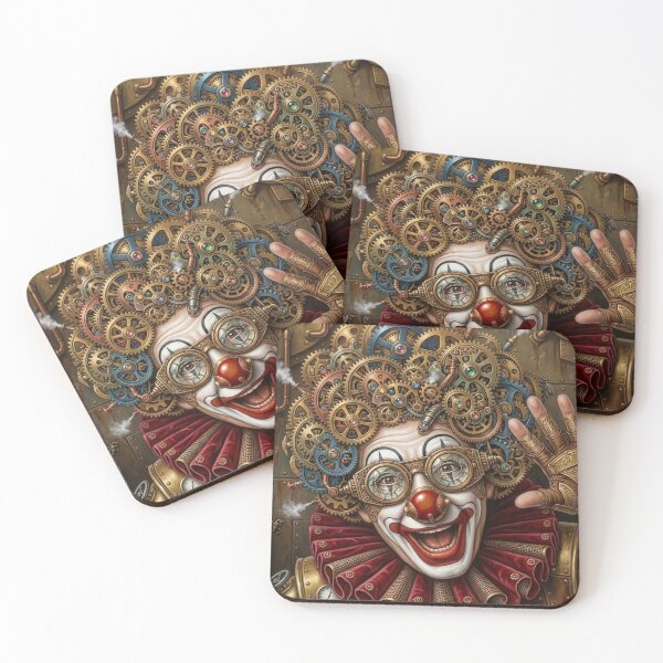 Item preview, Steampunk Clown with Clockwork Hair designed and sold by FVO-italydesign.