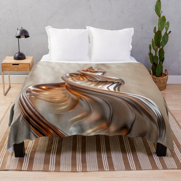 Item preview, Metallic Spiral Shell - Modern Minimalist Art designed and sold by MargaretWiktor.