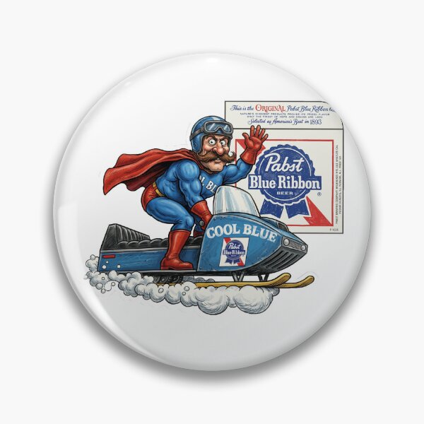 Item preview, Pabst Cool Blue Old Timer Snowmobiler designed and sold by BobbyBoy63.