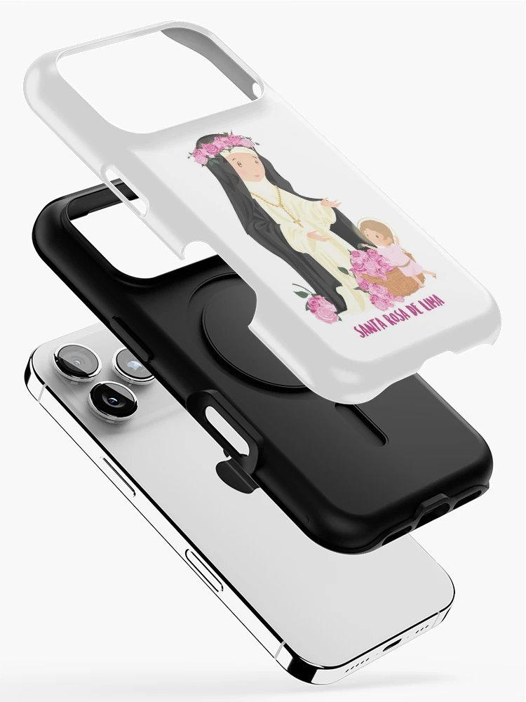 Aperçu 2 sur 4. Coque iPhone avec l'œuvre Saint Rose of Lima  créée et vendue par AlMAO2O.