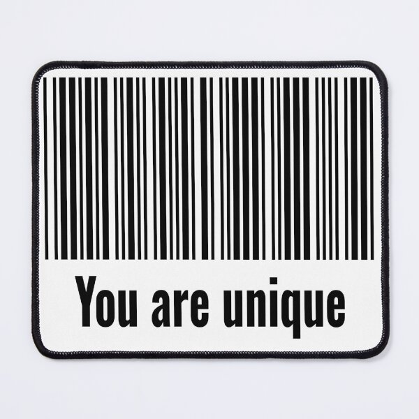 Item preview, Aesthetic Barcode - You Are Unique Motivational Quote designed and sold by JR78.