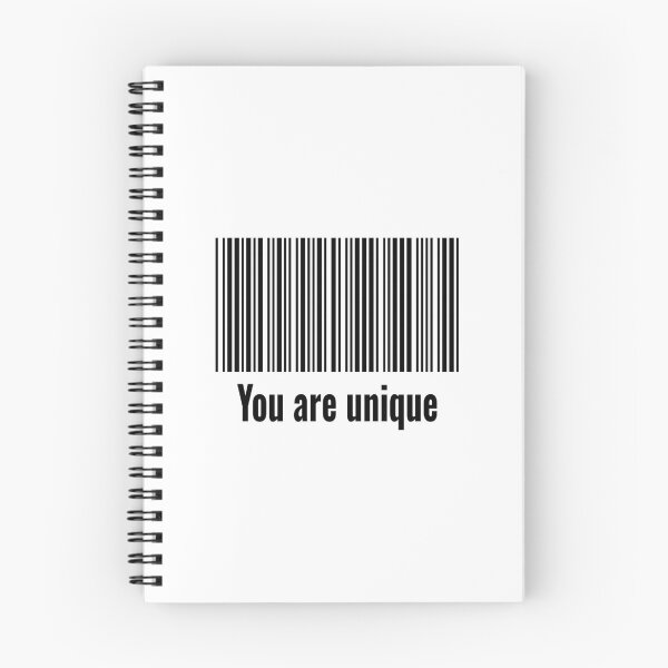 Item preview, Aesthetic Barcode - You Are Unique Motivational Quote designed and sold by JR78.