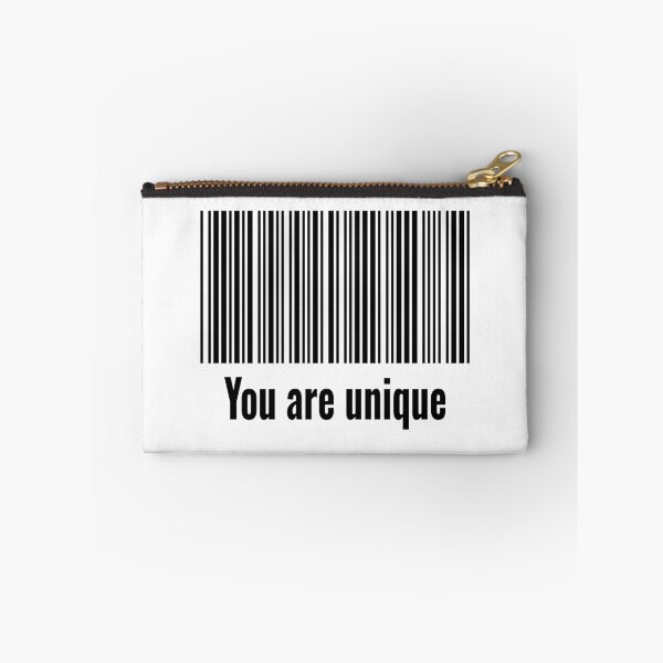 Item preview, Aesthetic Barcode - You Are Unique Motivational Quote designed and sold by JR78.