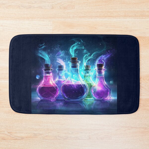 Item preview, Magic Potion Bottles, 3d Render, Electric Purple designed and sold by Checho30.