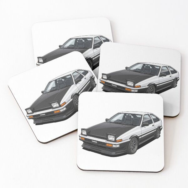 Item preview, 1986 Panda Two-Tone Toyota Sprinter Trueno AE86 JDM Sticker designed and sold by Fixnovaguide.