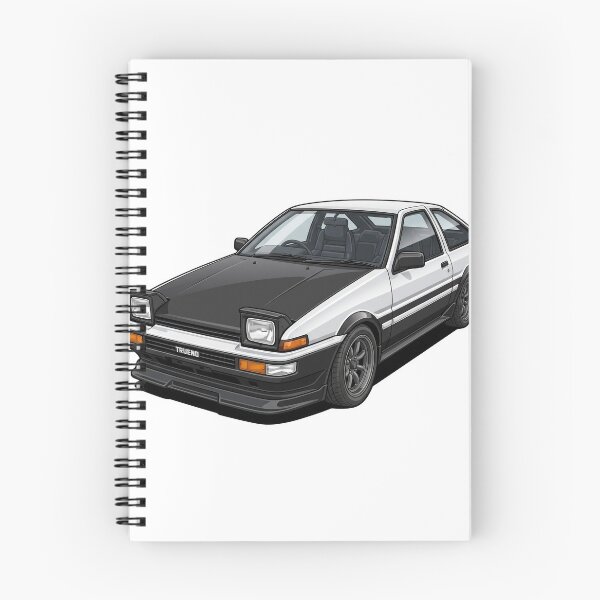 Item preview, 1986 Panda Two-Tone Toyota Sprinter Trueno AE86 JDM Sticker designed and sold by Fixnovaguide.
