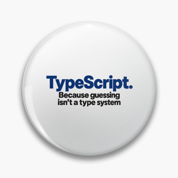 Item preview, Type Script Funny Coding Slogan Bold Typography For Programmers designed and sold by ThreadQuirk.