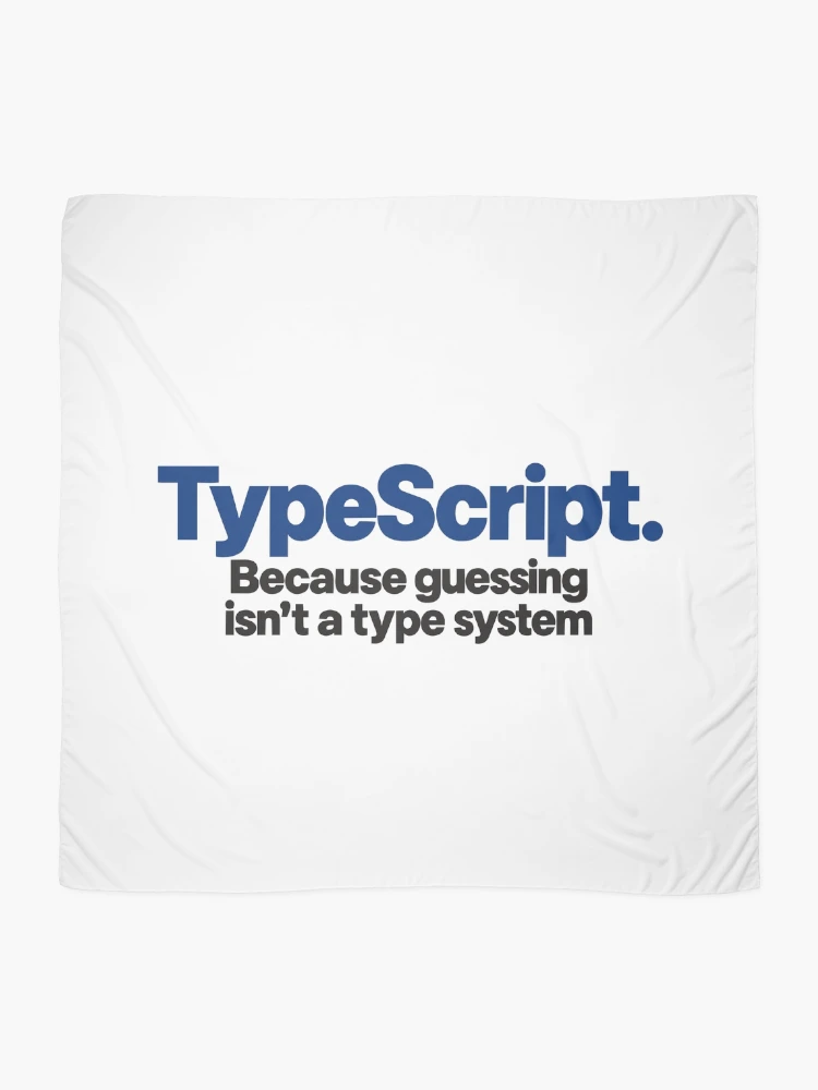 Thumbnail 2 of 3, Scarf, Type Script Funny Coding Slogan Bold Typography For Programmers designed and sold by ThreadQuirk.