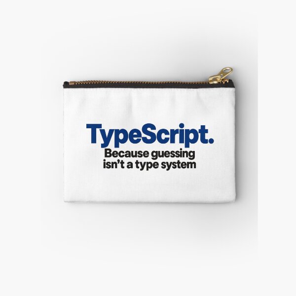 Item preview, Type Script Funny Coding Slogan Bold Typography For Programmers designed and sold by ThreadQuirk.