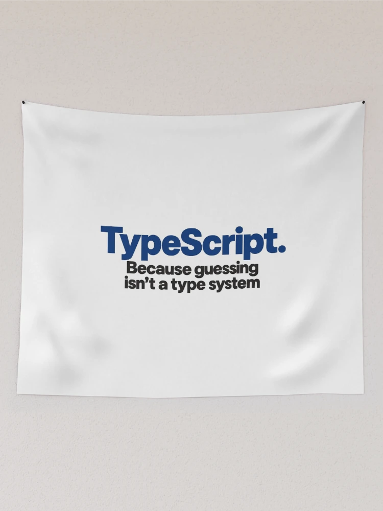 Thumbnail 2 of 3, Tapestry, Type Script Funny Coding Slogan Bold Typography For Programmers designed and sold by ThreadQuirk.
