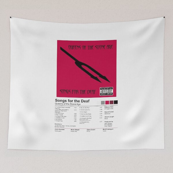 Item preview, Queens of the Stone Age - Songs for the Deaf (Album Poster) designed and sold by curseofkazar.