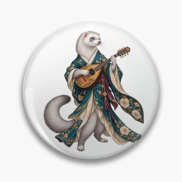 Item preview, Silver Ferret Mandolin Player designed and sold by Mono.fi Studios.