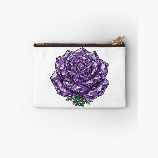 Item preview, Purple Rose Crystal Sticker - Amethyst Violet Rose Real Color designed and sold by Crystal Critters .