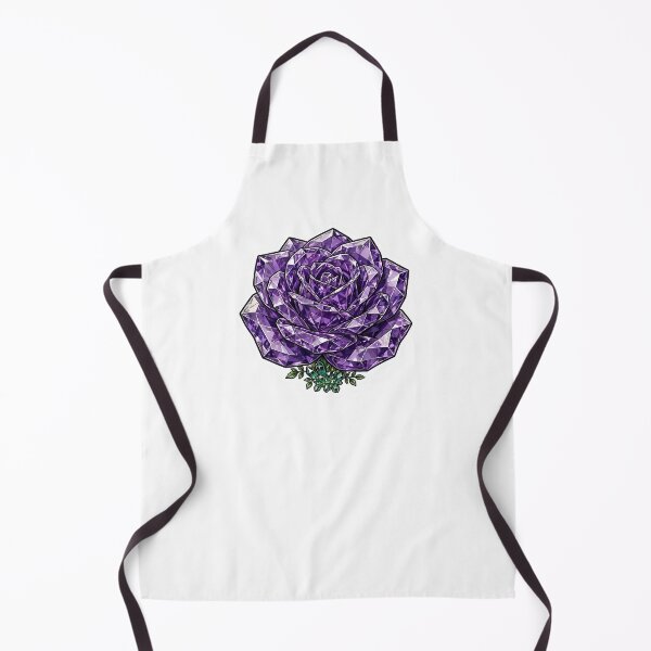 Item preview, Purple Rose Crystal Sticker - Amethyst Violet Rose Real Color designed and sold by Crystal Critters .