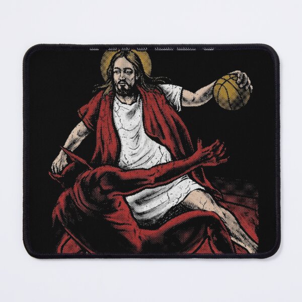 Item preview, Divine Basketball Trolling - Religious Crossover Parody Illustration Graphic designed and sold by moosesclub.