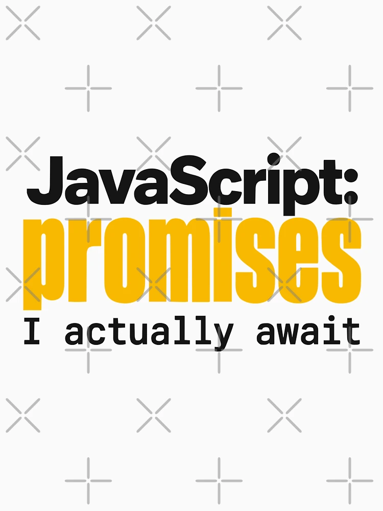 Thumbnail 4 of 4, Racerback Tank Top, JavaScript Promises I Actually Await Funny Coder Typography designed and sold by ThreadQuirk.