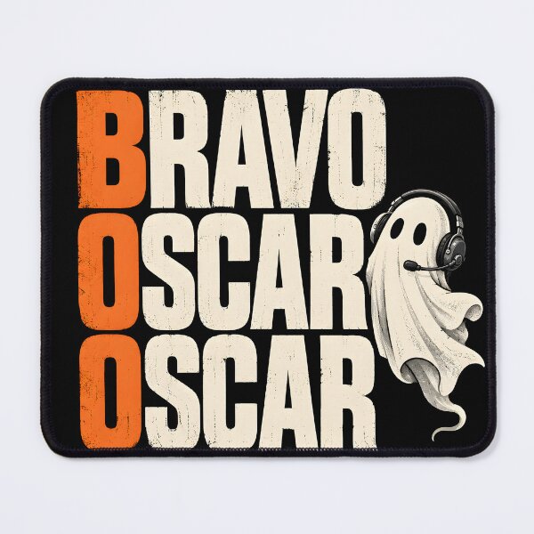 Item preview, Bravo Oscar Oscar – Ghost Pilot Phonetic Alphabet Halloween designed and sold by EMaviation_.