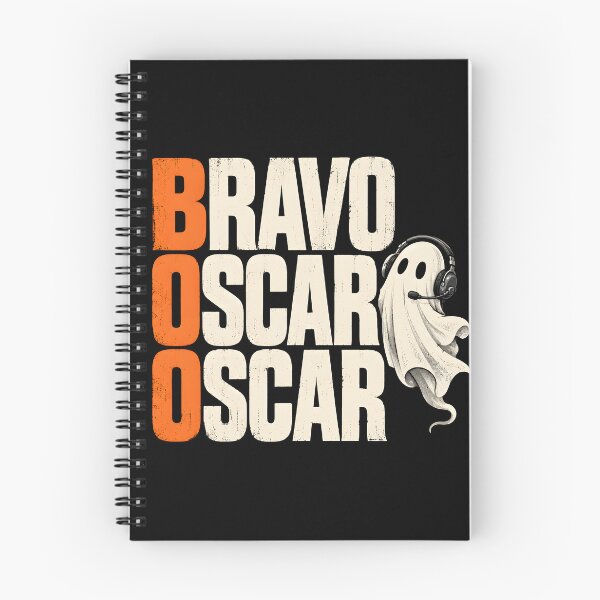 Item preview, Bravo Oscar Oscar – Ghost Pilot Phonetic Alphabet Halloween designed and sold by EMaviation_.
