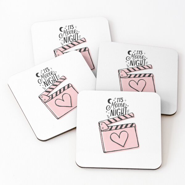 Item preview, Pink Heart Cinema Clapperboard  designed and sold by AchraffPrint.