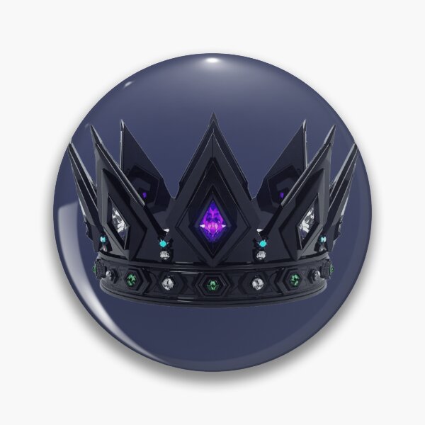 Item preview, Cyber Gothic King Crown – Dark Crystal and Neon Purple Fantasy Art designed and sold by charmaroundyou.