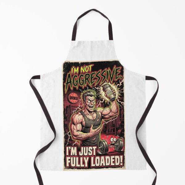 Item preview, Pre Workout I'm Not Aggressive I'm Fully Loaded – Funny Gym Motivation designed and sold by FitEnvy.