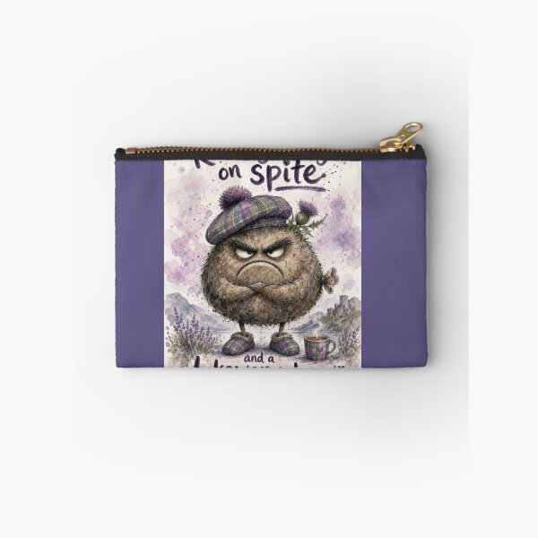 Item preview, Haggis Running on Spite Alone – Funny Scottish Watercolour Character designed and sold by DesignsbyDandan.