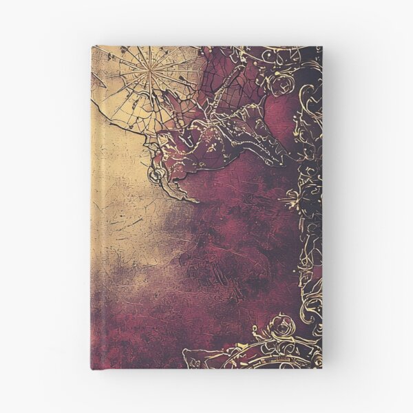 Item preview, Fantasy Treasure Map, 3d Render, Rich Burgundy designed and sold by Checho30.