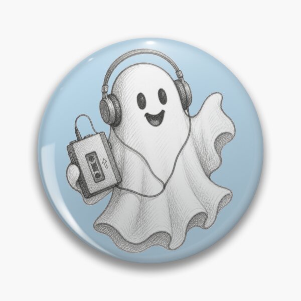 Item preview, Funny Millennial Ghost in Nostalgia designed and sold by HELLO TIGER.