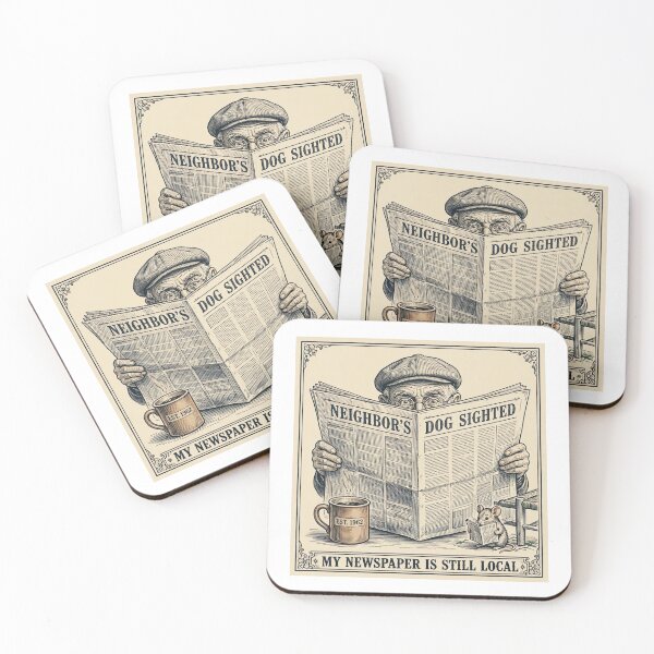 Item preview, My Newspaper Is Still Local designed and sold by Hearth & Hue.