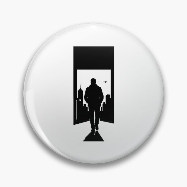 Item preview, Urban Doorway Walking Silhouette designed and sold by Le Grand Requin.