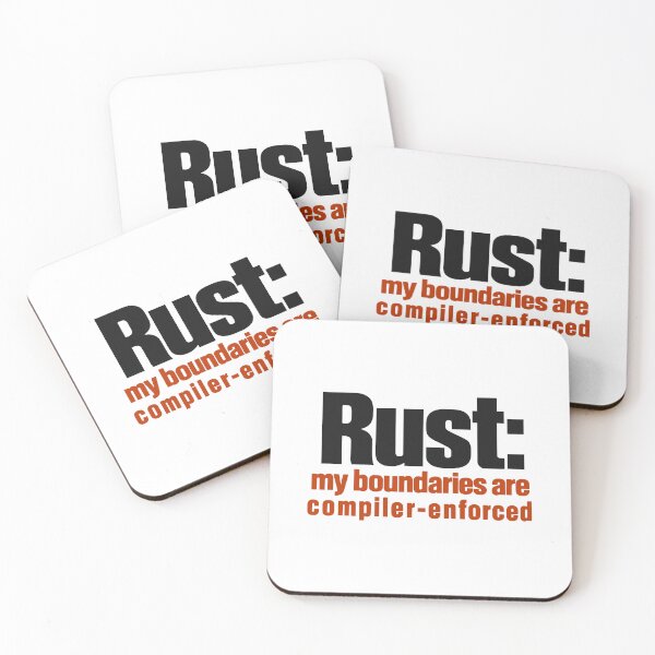Artikelvorschau, Rust Meine Grenzen werden vom Compiler durchgesetzt Lustige Programmierer-Typografie entworfen und verkauft von ThreadQuirk.