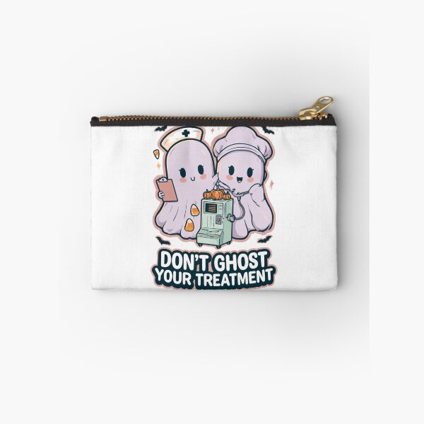 Item preview, Don't Ghost Your Treatment - Funny Halloween Nurse Dialysis Shirt designed and sold by DyzioSupply.