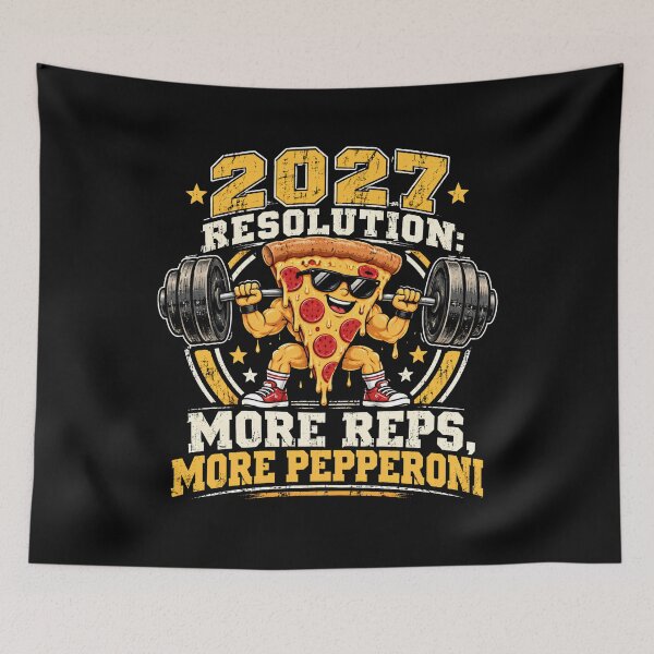 Item preview, Funny 2027 Gym Resolution Fitness Humor Club designed and sold by VYRON STUDIO.