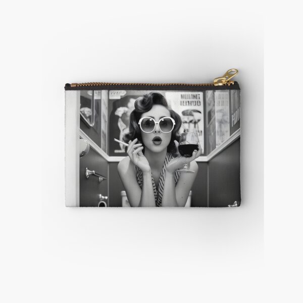 Item preview, Quirky Black and White Bathroom designed and sold by janelleabernat.