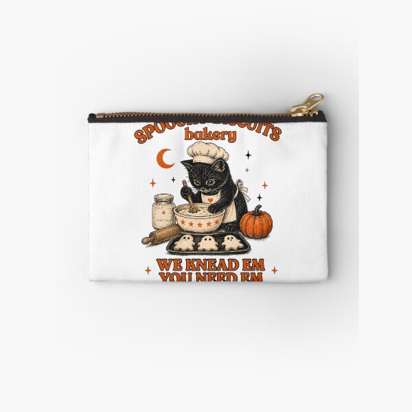 Item preview, Cat Baking Halloween cookies designed and sold by LitBabez.