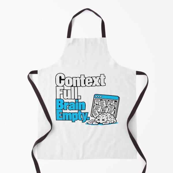Item preview, Context Full. Brain Empty. Bold Typography Graphic designed and sold by ThreadQuirk.