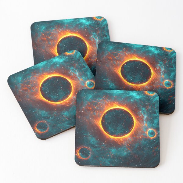 Item preview, Solar Eclipse Ring, 3d Render, Electric Cyan designed and sold by Checho30.
