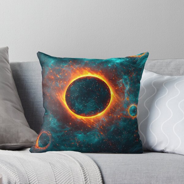 Item preview, Solar Eclipse Ring, 3d Render, Electric Cyan designed and sold by Checho30.