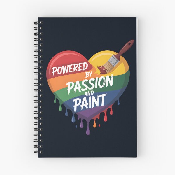 Item preview, Powered by Passion and Paint – Inspirational Artist and Painting Design designed and sold by Jollys-ArtShop.