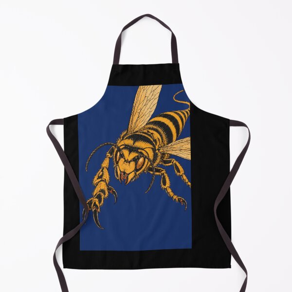 Item preview, Diving Hornet Woodblock Shin-Hanga Animal Print on Deep designed and sold by WAVE-JP.