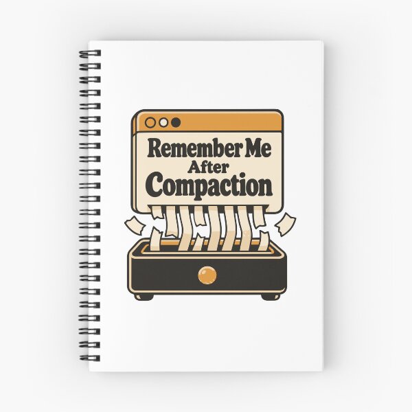 Item preview, Remember Me After Compaction Retro UI Graphic designed and sold by ThreadQuirk.