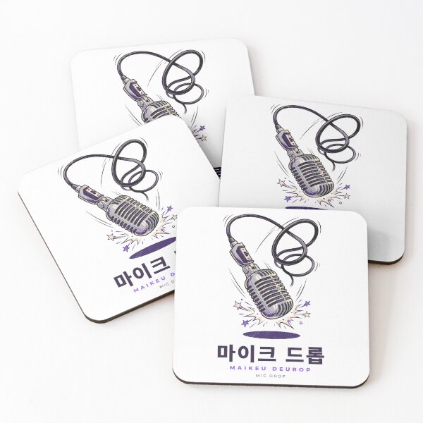 Item preview, Maikeu Deurop 마이크 드롭 Mic Drop – Retro Hangul designed and sold by palyground64.
