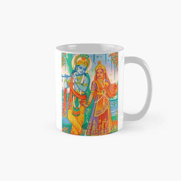 Item preview, Radha Krishna by the River Vintage Risograph designed and sold by Fani*.