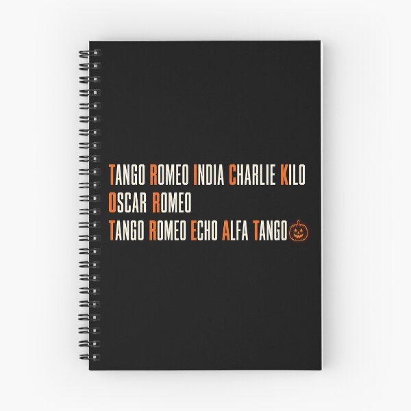 Item preview, Trick or Treat in the Pilot Phonetic Alphabet - Aviation Halloween designed and sold by EMaviation_.